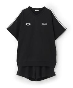 Lovetoxic / ラブトキシック その他トップス | 【綿100%】ワンマイルVネックスウェットセットアップ