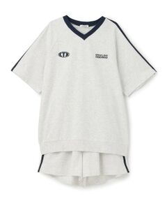 Lovetoxic / ラブトキシック その他トップス | 【綿100%】ワンマイルVネックスウェットセットアップ