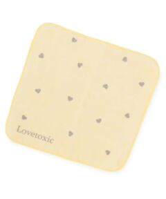 ハート総柄ハンドタオル