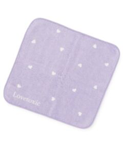 Lovetoxic / ラブトキシック タオル | ハート総柄ハンドタオル