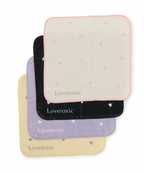 Lovetoxic / ラブトキシック タオル | ハート総柄ハンドタオル | 詳細5