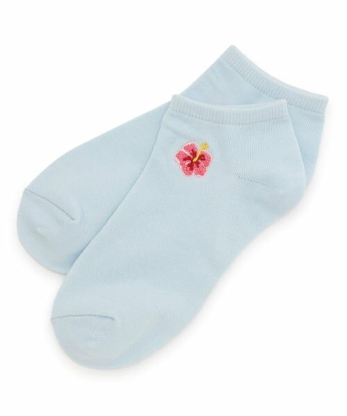 Lovetoxic / ラブトキシック ソックス | アソート夏刺しゅうスニーカー丈ソックス（ミント）