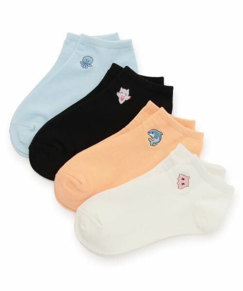 Lovetoxic / ラブトキシック ソックス | 海の生き物スニーカー丈ソックス | 詳細3