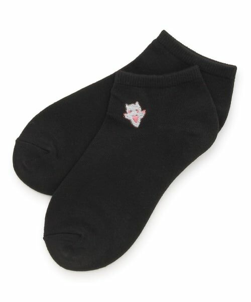 Lovetoxic / ラブトキシック ソックス | 海の生き物スニーカー丈ソックス（黒）