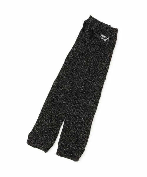 Lovetoxic / ラブトキシック 手袋 | カラーロゴUVアームカバー（黒）