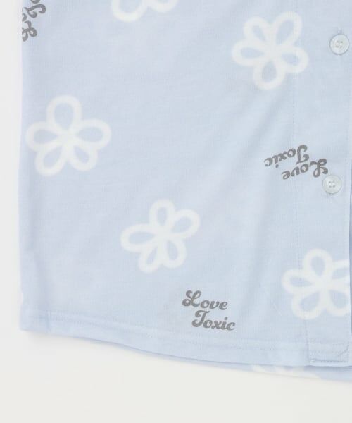 Lovetoxic / ラブトキシック ルームウェア | 【ルームウェア/パジャマ】半袖総柄シャツ&ショートパンツセット | 詳細11