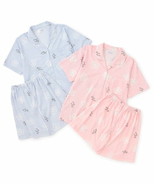 Lovetoxic / ラブトキシック ルームウェア | 【ルームウェア/パジャマ】半袖総柄シャツ&ショートパンツセット | 詳細3