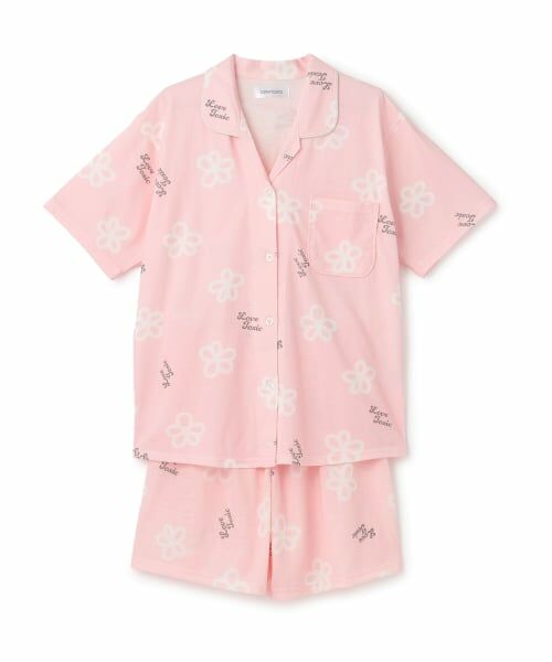 Lovetoxic / ラブトキシック ルームウェア | 【ルームウェア/パジャマ】半袖総柄シャツ&ショートパンツセット | 詳細4