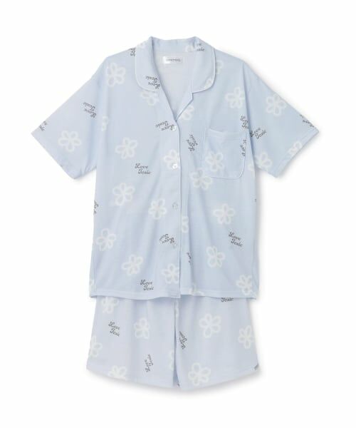 Lovetoxic / ラブトキシック ルームウェア | 【ルームウェア/パジャマ】半袖総柄シャツ&ショートパンツセット | 詳細5