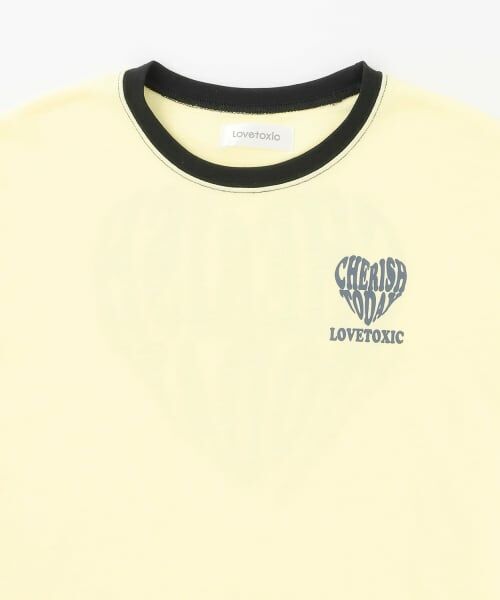 Lovetoxic / ラブトキシック ルームウェア | 【ルームウェア/パジャマ】半袖ハートバックプリントTシャツ&ラインロングパンツセット | 詳細10