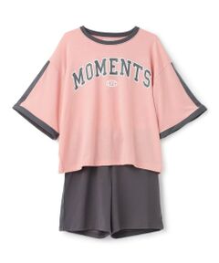 Lovetoxic / ラブトキシック ルームウェア | 半袖リンガーシャツショートパンツ