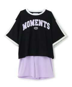 Lovetoxic / ラブトキシック ルームウェア | 半袖リンガーシャツショートパンツ