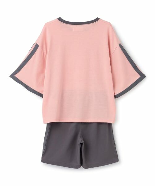 Lovetoxic / ラブトキシック ルームウェア | 半袖リンガーシャツショートパンツ | 詳細1