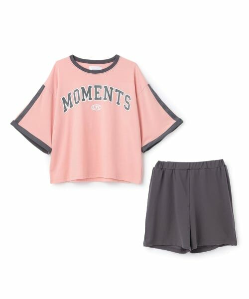 Lovetoxic / ラブトキシック ルームウェア | 半袖リンガーシャツショートパンツ | 詳細2