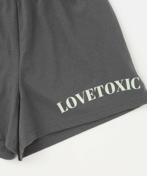 Lovetoxic / ラブトキシック ルームウェア | 【ルームウェア/パジャマ】半袖ロゴバックプリントTシャツ＆ショートパンツセット | 詳細19