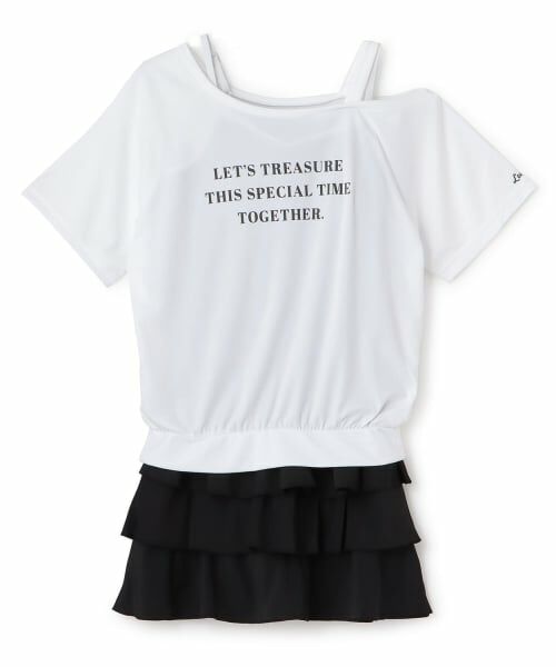 Lovetoxic / ラブトキシック 水着・スイムグッズ | ワンショルTシャツ3点セット（白）