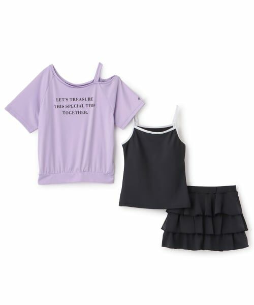 Lovetoxic / ラブトキシック 水着・スイムグッズ | ワンショルTシャツ3点セット | 詳細2