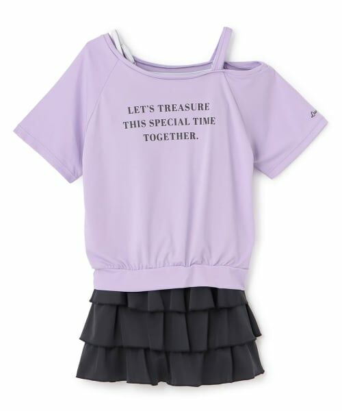 Lovetoxic / ラブトキシック 水着・スイムグッズ | ワンショルTシャツ3点セット（ラベンダー）
