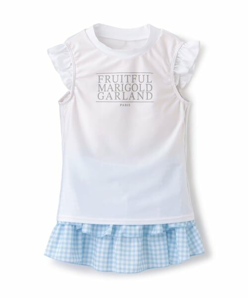 Lovetoxic / ラブトキシック 水着・スイムグッズ | チェックスカート2点セット(白)