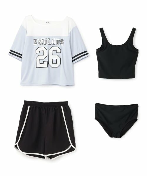 Lovetoxic / ラブトキシック 水着・スイムグッズ | ナンバーメッシュ4点セット水着 | 詳細2