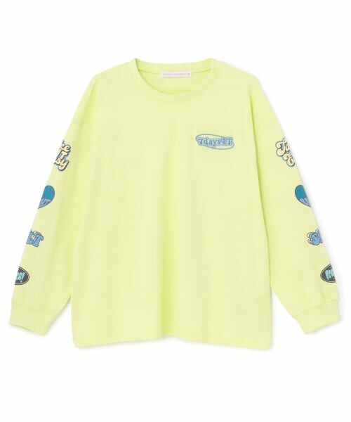 Lovetoxic / ラブトキシック Tシャツ | 【7days】【GOODPRICE】ワッペンプリントルーズTシャツ（レモン イエロー）