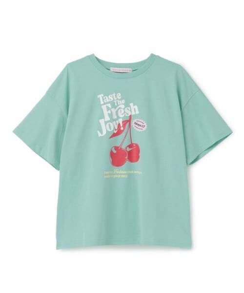 Lovetoxic / ラブトキシック Tシャツ | 【7days】フルーツTシャツ（エメラルド グリーン）