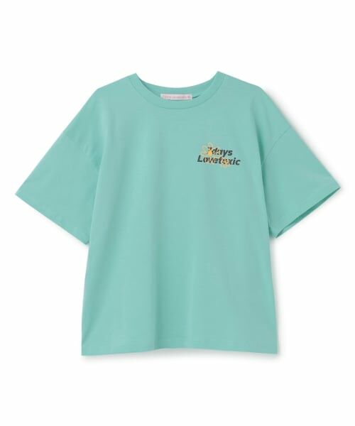 Lovetoxic / ラブトキシック Tシャツ | 【7days】ラクガキTシャツ（エメラルド グリーン）