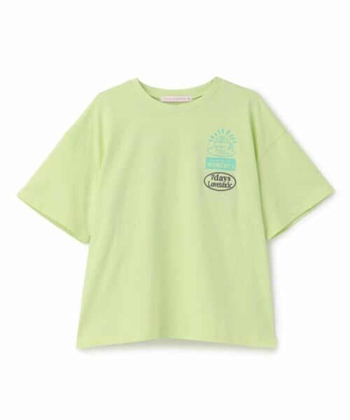 Lovetoxic / ラブトキシック Tシャツ | 【7days】バックロゴＴシャツ（レモン イエロー）