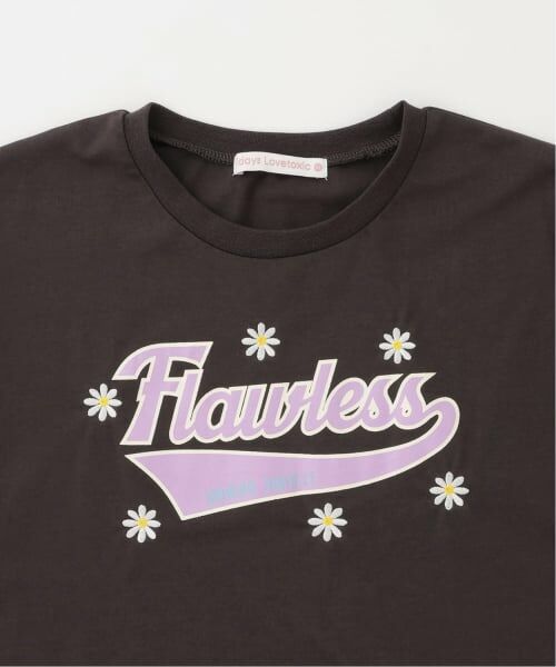 Lovetoxic / ラブトキシック Tシャツ | 【7days】【GOODPRICE】ロゴ+お花刺しゅうTシャツ | 詳細9