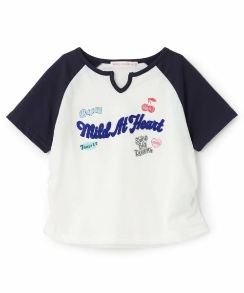 Lovetoxic / ラブトキシック Tシャツ | 【7days】ラグラン半袖Tシャツ（紺）