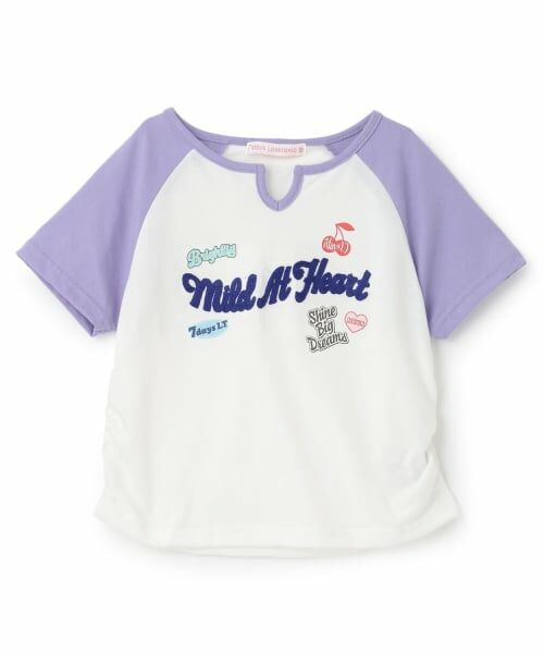 Lovetoxic / ラブトキシック Tシャツ | 【7days】ラグラン半袖Tシャツ（ラベンダー）