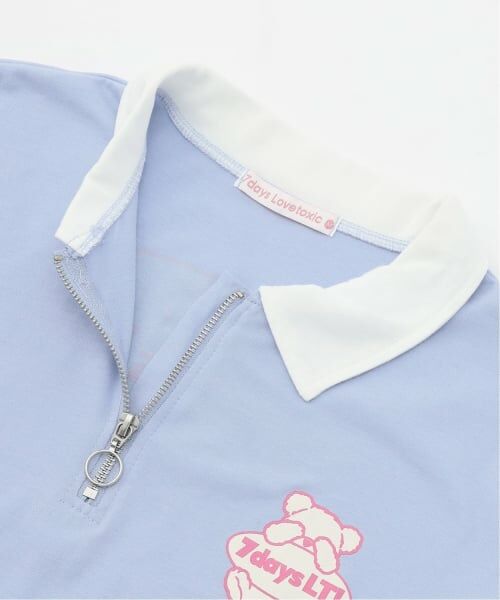 Lovetoxic / ラブトキシック Tシャツ | 【7days】ハーフジップ半袖Tシャツ | 詳細10