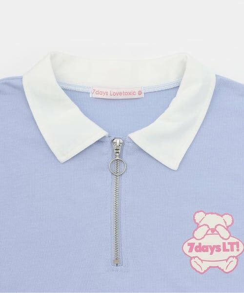 Lovetoxic / ラブトキシック Tシャツ | 【7days】ハーフジップ半袖Tシャツ | 詳細2
