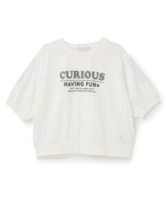 Lovetoxic / ラブトキシック Tシャツ | 【7days】袖シアーガーリー5分袖Tシャツ