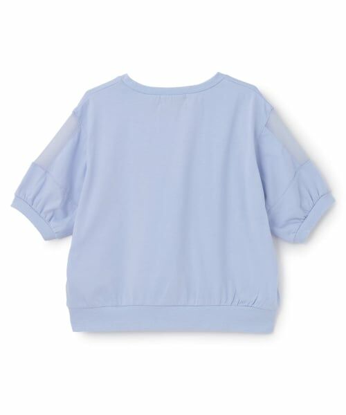 Lovetoxic / ラブトキシック Tシャツ | 【7days】袖シアーガーリー5分袖Tシャツ | 詳細1