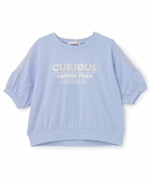 Lovetoxic / ラブトキシック Tシャツ | 【7days】袖シアーガーリー5分袖Tシャツ | 詳細7