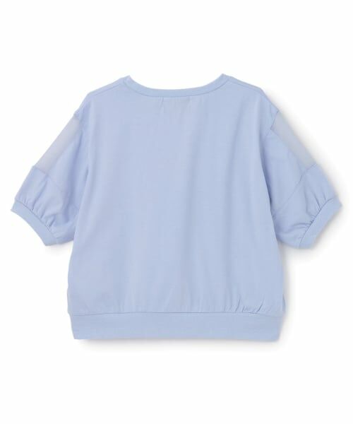 Lovetoxic / ラブトキシック Tシャツ | 【7days】袖シアーガーリー5分袖Tシャツ | 詳細8