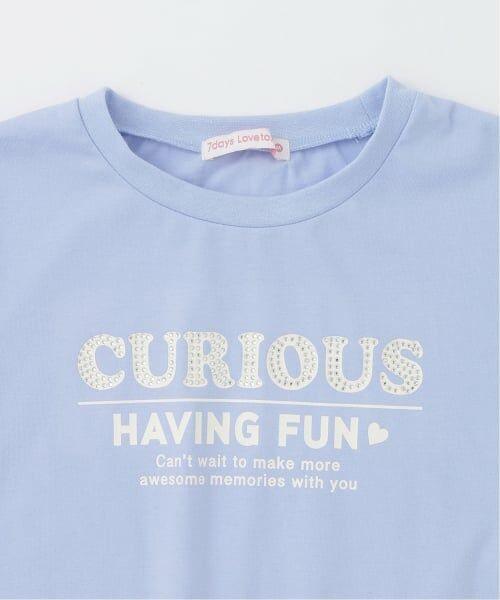 Lovetoxic / ラブトキシック Tシャツ | 【7days】袖シアーガーリー5分袖Tシャツ | 詳細9