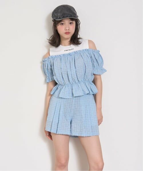 Lovetoxic / ラブトキシック その他トップス | 【7days】セットアップ（サックス）