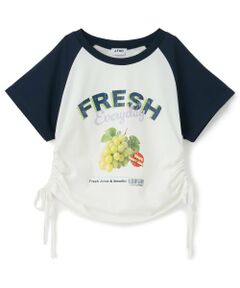 Lovetoxic / ラブトキシック Tシャツ | 【GOKUGOKU/マルチ機能】シャーリングクロップドラグラン半袖T