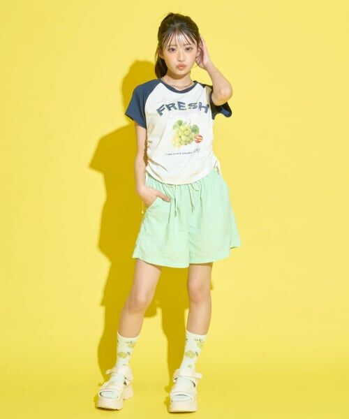 Lovetoxic / ラブトキシック Tシャツ | 【GOKUGOKU】【マルチ機能/接触冷感・吸水速乾・UV・遮熱】シャーリングクロップドラグラン半袖T | 詳細16