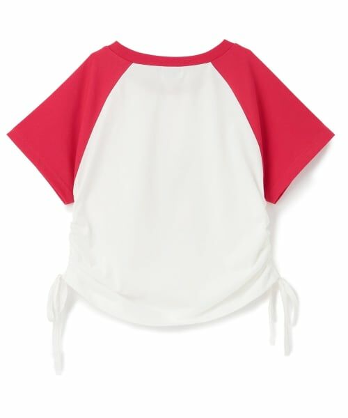 Lovetoxic / ラブトキシック Tシャツ | 【GOKUGOKU】【マルチ機能/接触冷感・吸水速乾・UV・遮熱】シャーリングクロップドラグラン半袖T | 詳細23