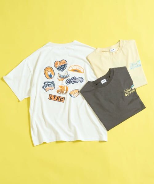 Lovetoxic / ラブトキシック Tシャツ | 【GOKUGOKU】【マルチ機能/接触冷感・吸水速乾・UV・遮熱】バックワッペンルーズ半袖T | 詳細14