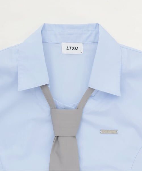 Lovetoxic / ラブトキシック シャツ・ブラウス | 【LTXC】スタイル盛れネクタイつき半袖シャツ | 詳細2