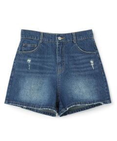 Lovetoxic / ラブトキシック ショート・ハーフ・半端丈パンツ | 【7days】ダメージデニムショートパンツ