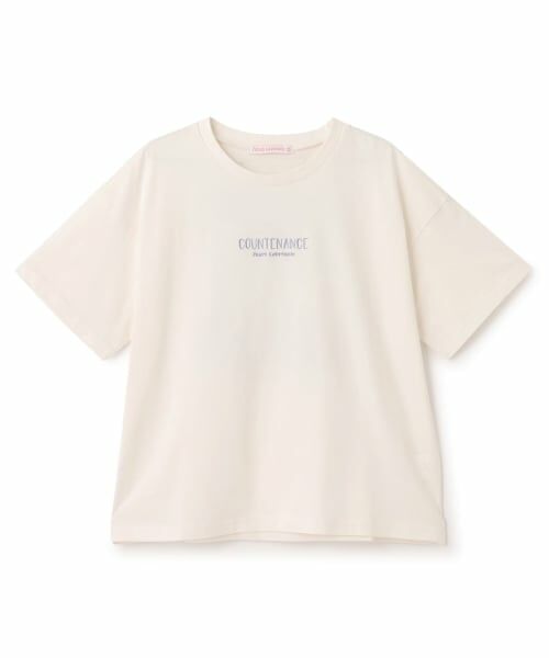 Lovetoxic / ラブトキシック Tシャツ | 【7days/綿100%】バックガールイラスト半袖Tシャツ(オフ ホワイト)