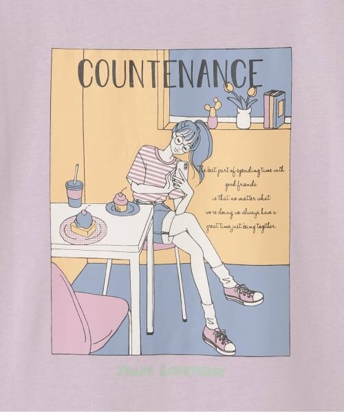 Lovetoxic / ラブトキシック Tシャツ | 【7days/綿100%】バックガールイラスト半袖Tシャツ | 詳細6