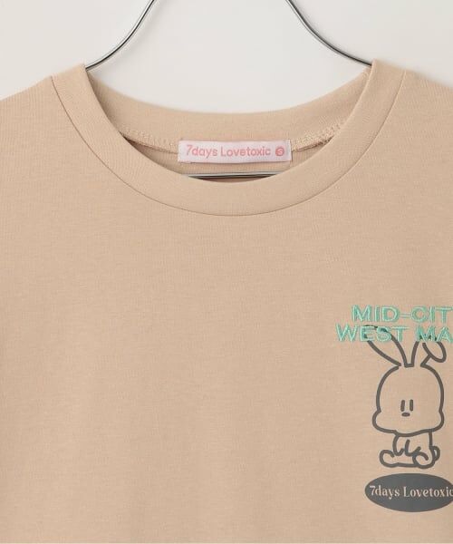 Lovetoxic / ラブトキシック Tシャツ | 【7days】ウサギモチーフBig半袖Tシャツ | 詳細2