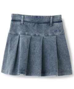 Lovetoxic / ラブトキシック ショート・ハーフ・半端丈パンツ | 【ベルトループつき】デニムライクプリーツスカート