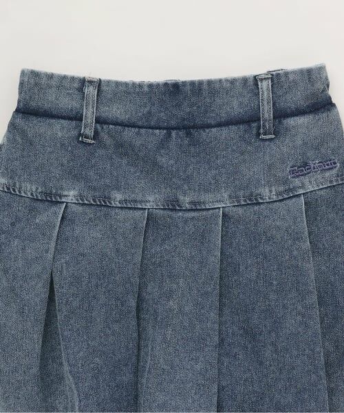 Lovetoxic / ラブトキシック ショート・ハーフ・半端丈パンツ | 【ベルトループつき】デニムライクプリーツスカート | 詳細2